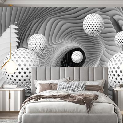 3d обои Геометрическая сфера Космический вихрь Фреска Современная гостиная Спальня Фон Настенные фрески