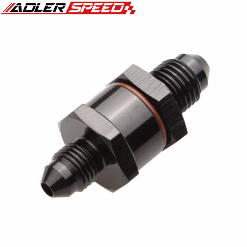 A+ ADLERSPEED AN3 AN4 AN6 AN8 Male To 3AN 4AN 6AN 8AN Male High Flow Turbo Oil Feed Line Filter 80 Micron Black/Silver/Red/Blue