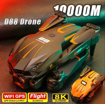 2025 Новый D88 RC Мини Дрон 8K HD Двойная Камера Аэрофотосъемка Оптический Поток Парение Жест Съемка Складной Квадрокоптер Игрушка Подарок