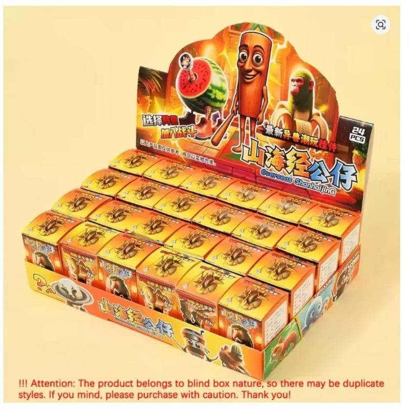 24 шт. Группа охотников на ведьм/Игрушка-сюрприз для промывки мозгов Тралареро Тралала Тунгтунгтунг Сахур Бомбардинокрокодило Фигурки Брелок @/