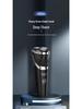 Fanke Men's Three-Blade Electric Rotary Shaver, Fully Washable