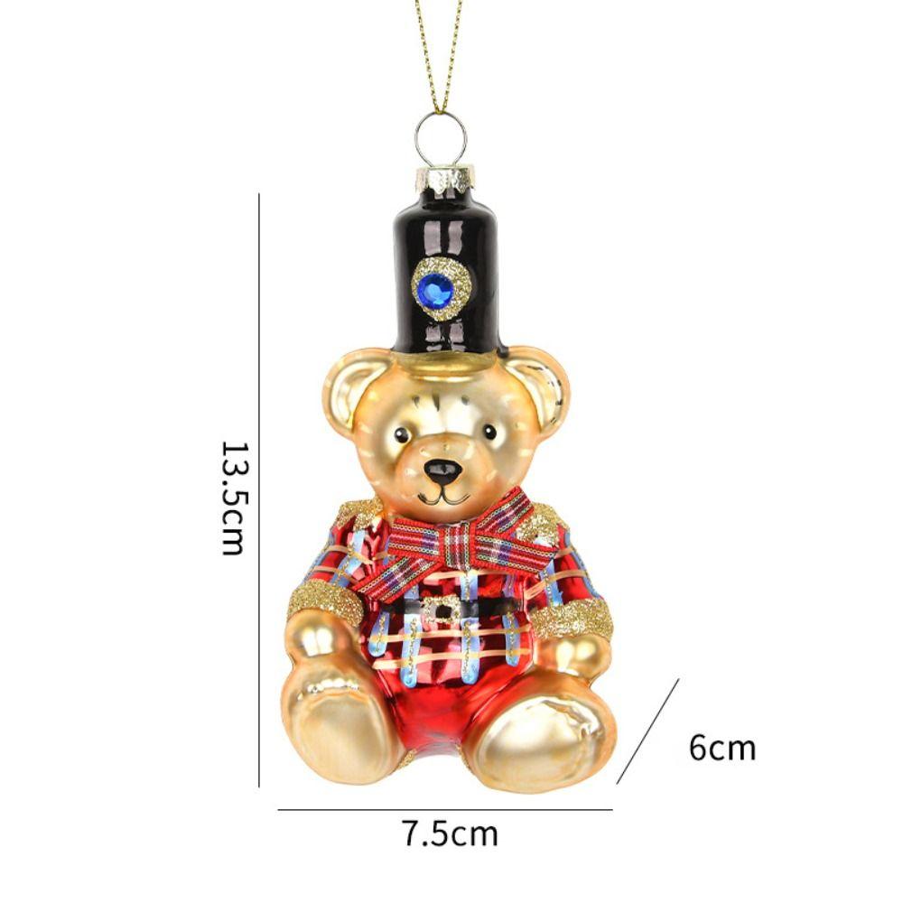 Rooster Panda Elephant Shape Christmas Ornaments Colorful Hanging Ornaments Scene Arrangement