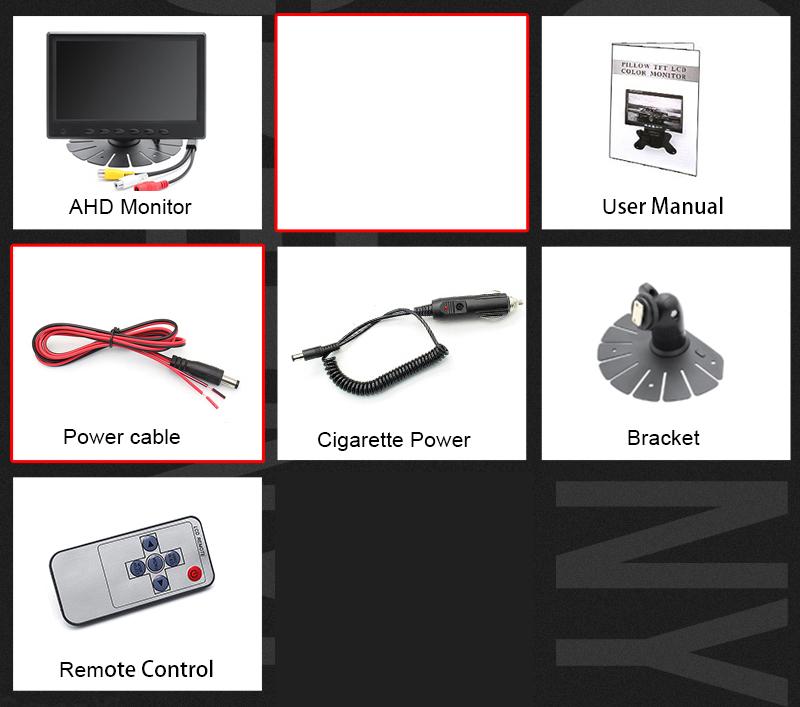 GreenYi Качество HD 7-дюймовый IPS экран AHD Автомобильный парковочный монитор с AHD 1920*1080P Fisheye объективом заднего вида камера заднего вида