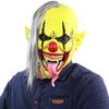 Halloween Mask -  Green Horror Clown Mask With Hair, Terrifying Halloween Costume Face Mask For Adults Party Disguise