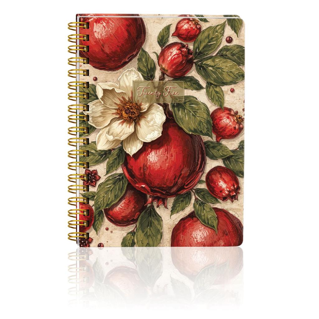 Спиральная твердая обложка Ежедневная повестка дня на 2025 год A5