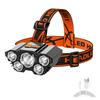 5/11 LED Headlamp Strong Light Head Torch USB Rechargeable Headlight Built-in 18650 Battery Outdoor Fishing Camping Lantern