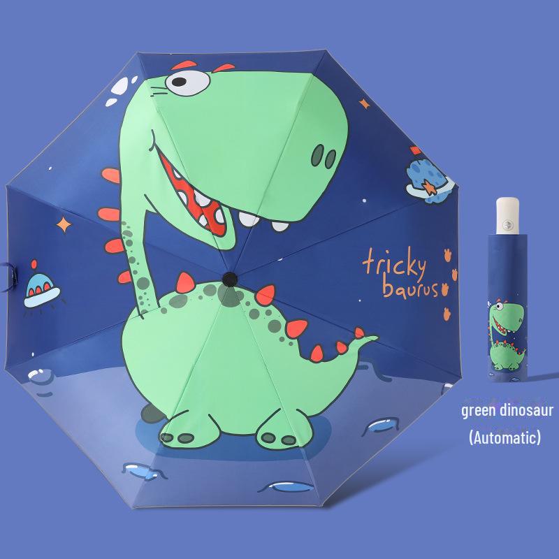 Детский автоматический противооткатный светоотражающий зонт для солнца и дождя