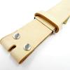 Bridge Made In Belt Leather Genuine Single Piece of Tanned M Natural [J Western] Japan, Approx. 40mm, Only, Belt, Cowhide, Leather, Leather,