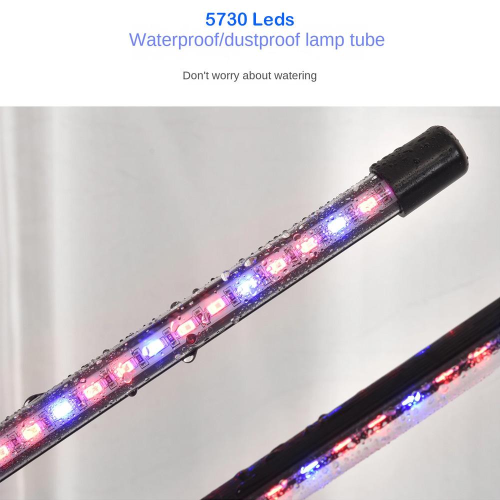 30-150 светодиодный USB-светильник для выращивания растений с управлением, фитолампа полного спектра, фитолампа для дома, цветов, рассады, клипса, фитолампа