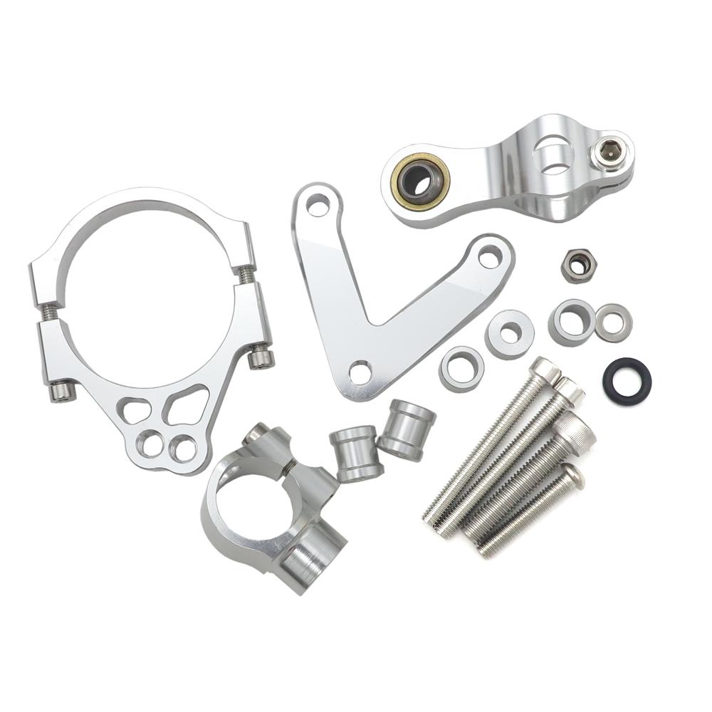 For Ducati SUPERBIKE 848 2008-2012 1098 2007-2009 1198 2009-2011 CNC Steering Damper Stabilizer Bracket Set Saftety Accessories