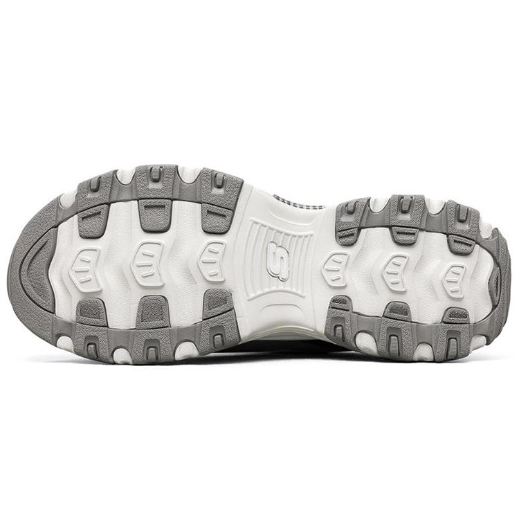 Skechers D'Lites 1.0 Низкие массивные кроссовки Мужские Черно-серые 237153-BKGY