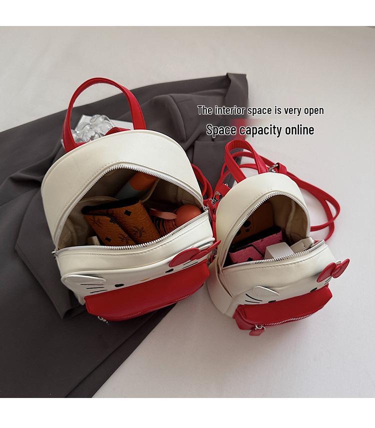 Multifunctional Cute Cartoon 2025 Crossbody Backpack & Handbag