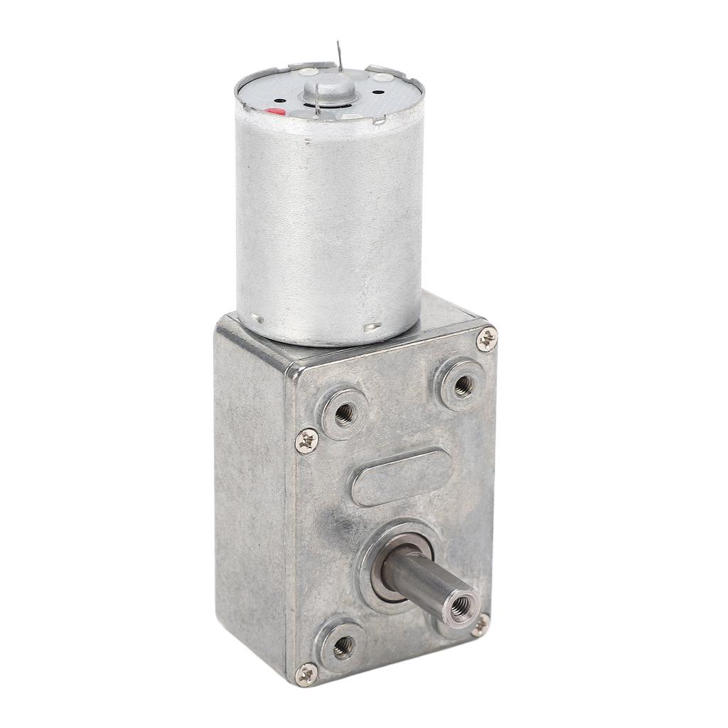 Мотор-редуктор постоянного тока с одним валом CW CCW самоблокирующийся червячный редуктор с основанием для принтера этикеток