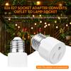 2 PCS E26 E27 Light Bulb Socket Adapter 2 or 3 Prong AC Outlet To Lamp Socket E27 Lamp Holder