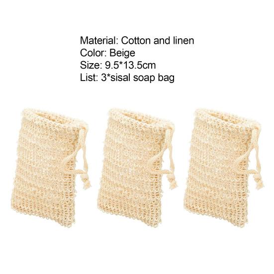 3 шт. переносная ручная мойка для кожи, держатель для мыла-люфы, ванна, душ, мешочек для мыла-люфы для дома