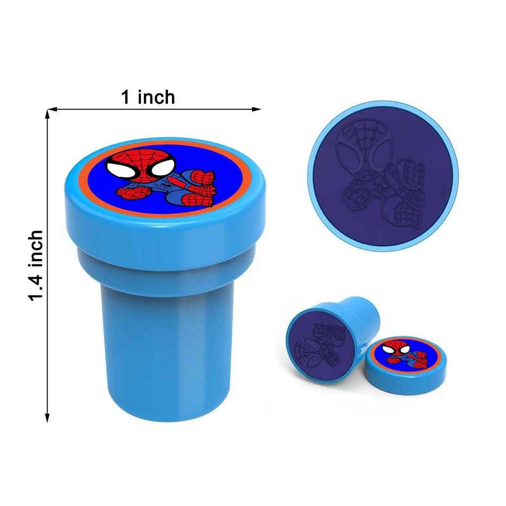 10/20/30pcs Spiderman Seal Stamps Party Favors Birthday Gifts for Kids Goody Bag Fillers Classroom Rewards Prizes boys Gifts