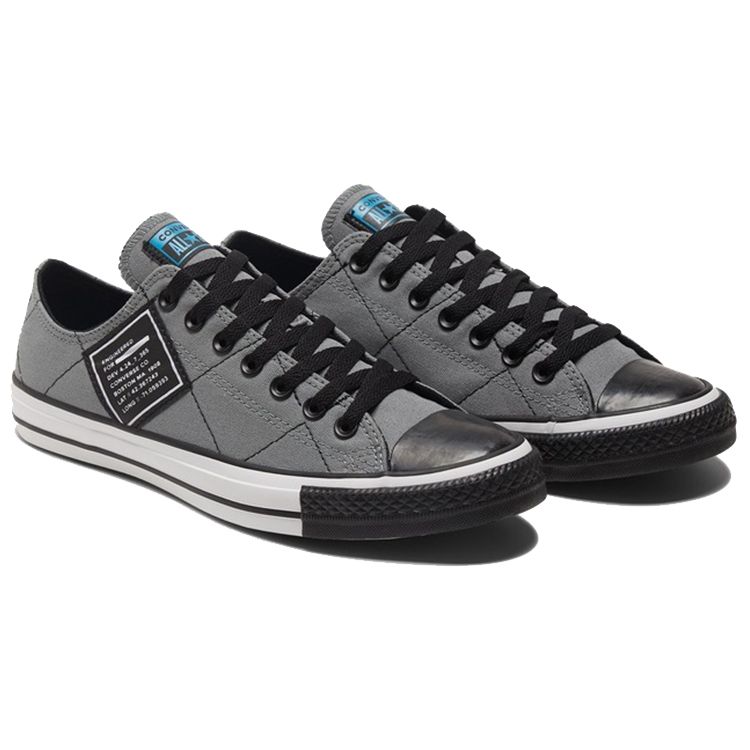Converse Chuck Taylor All Star Удобные Повседневные Модные Прочные Легкие Амортизирующие Низкие Кеды Унисекс серый 169601C
