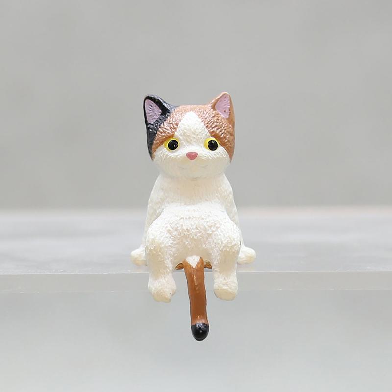 Симпатичные украшения для центральной консоли автомобиля, фигурки котят, украшения для приборной панели автомобиля, зеркала заднего вида, автомобильные аксессуары