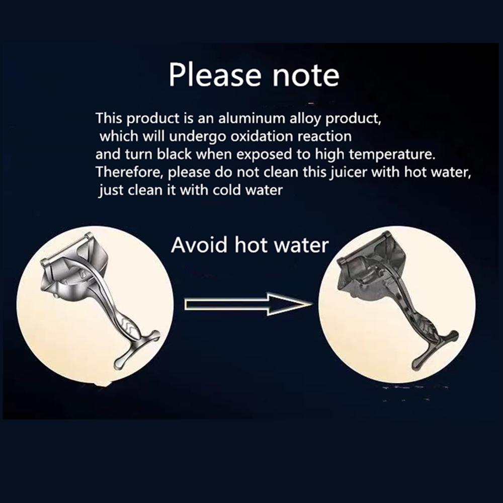 Кухонные Инструменты Гаджеты Ручные Кухонные Комбайны Выжималка для Лимона Съемная Соковыжималка для Цитрусовых Прочная Премиальная Металлическая Сплавная Соковыжималка для Фруктов