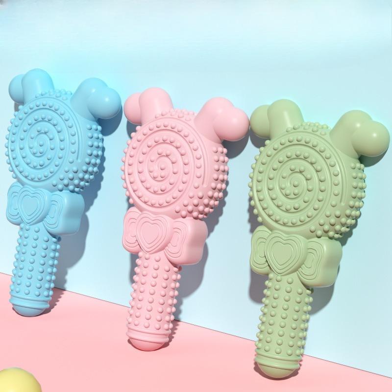 Новая игрушка для питомцев TPR Леденец - это набор игрушек для собак и кошек, устойчивых к укусам и стачиванию зубов.