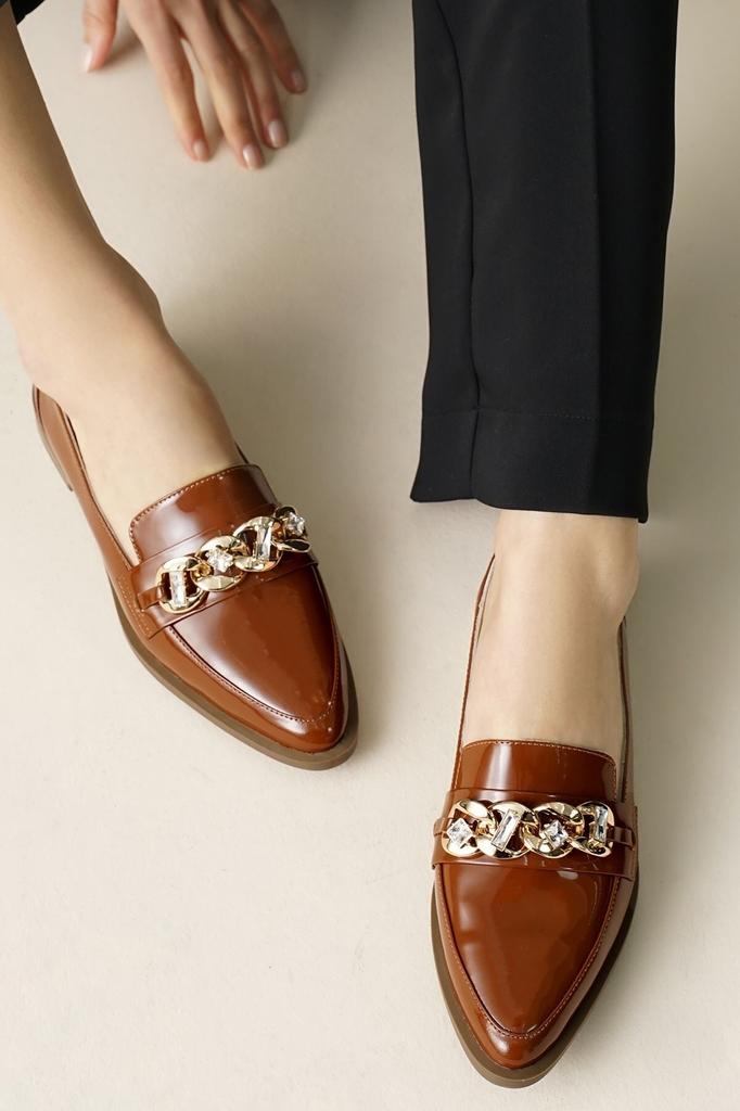 Модные женские лоферы Повседневная обувь на плоской подошве