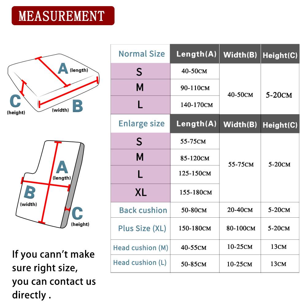 Эластичная наволочка на сиденье дивана Подушка для дивана Защита мебели для дивана Толстая подушка сиденья Моющаяся съемная наволочка Чехол для дивана для гостиной