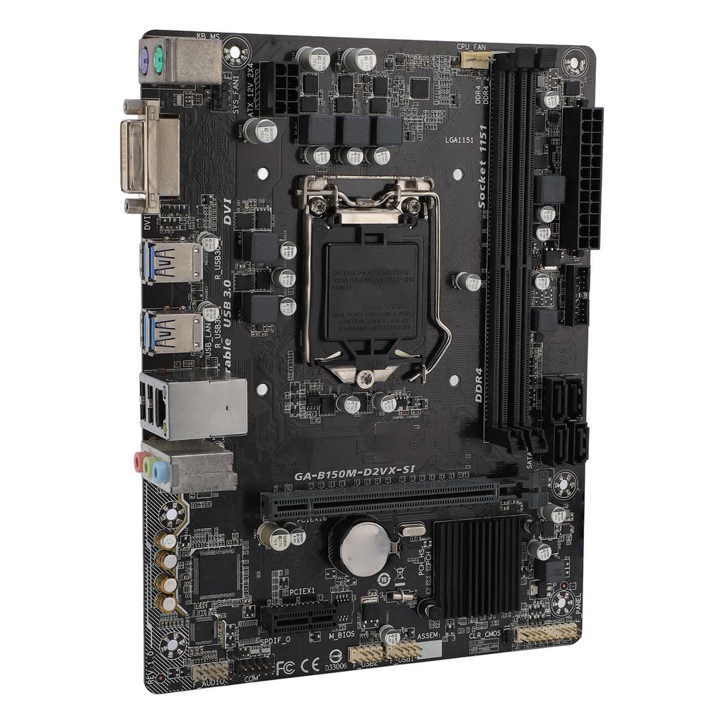 Материнская плата M ATX для настольного ПК PCI E 3.0 Разъем для ЦП LGA 1151 Двухканальная память DDR4 2133 МГц для Core I7 I5 I3 Pentium Celeron 14 нм