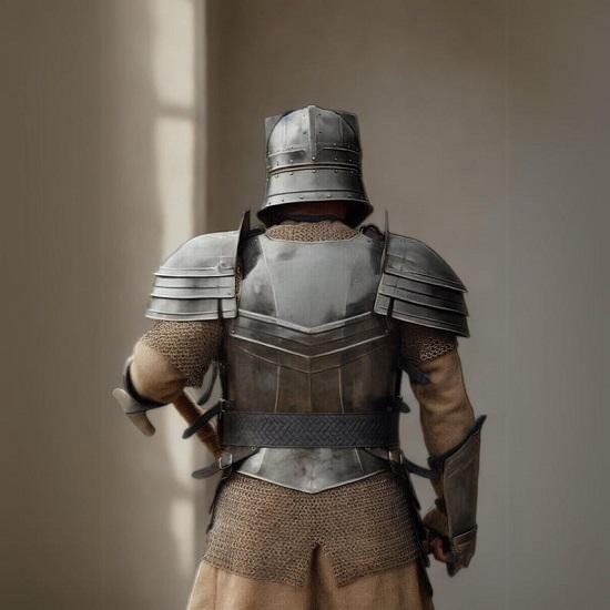 Medieval Armor Larp Warrior Kings Guard Half Body  Suit Knight Full Suit Halloween Prop Hom   Medieval Decor