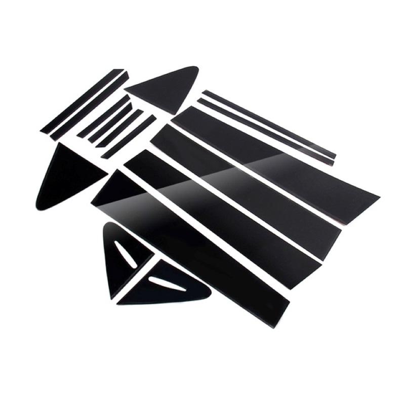 Углеродное волокно подходит для Toyota Corolla - накладка на окно, наклейка на колонку BC, полированная стойка