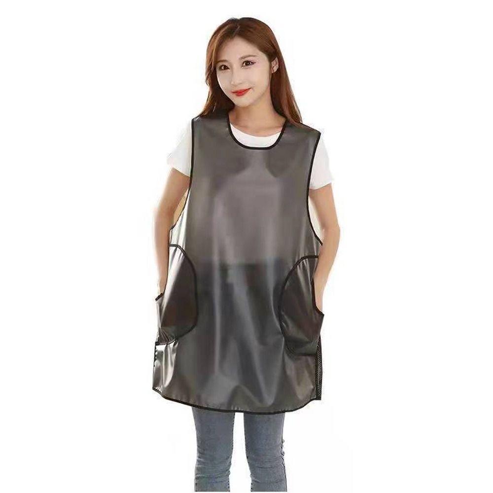Dishwashing Work Apron with Pockets Cleaning Aprons Fashion Kitchen Apron for Women