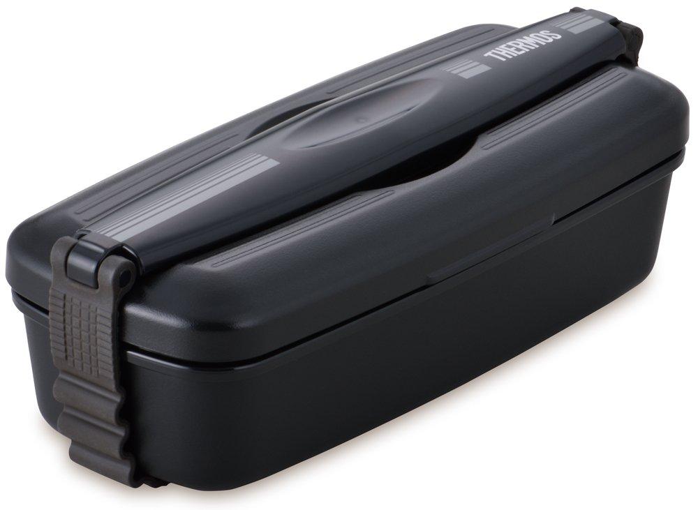 Термос Bento Box 2 Tiers Fresh Lunch Box 900 мл Черный Серый BKGY DJB-905W