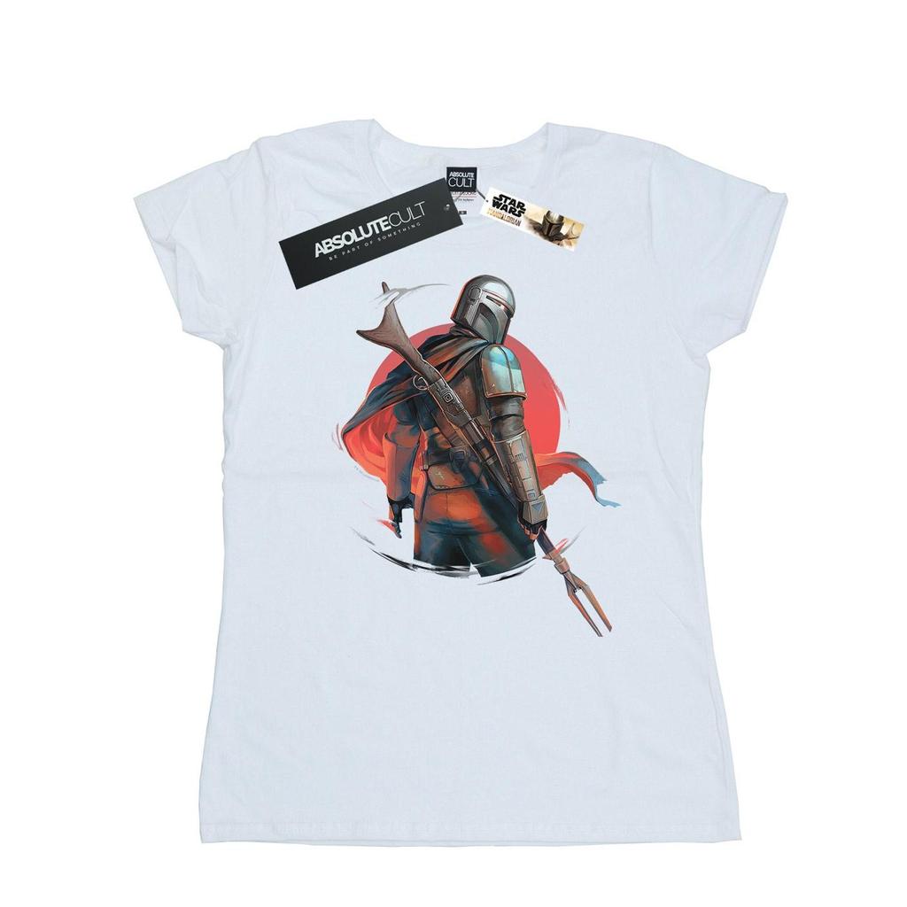 Star Wars Womens/Ladies The Mandalorian Blaster Rifles Cotton T-Shirt