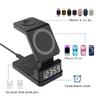 4 In 1 Fast Charging Wireless Charger for iPhone 14 13 12 Pro Max Xiaomi Airpods Apple Watch 15W Magsafe Stand With Alarm Clock