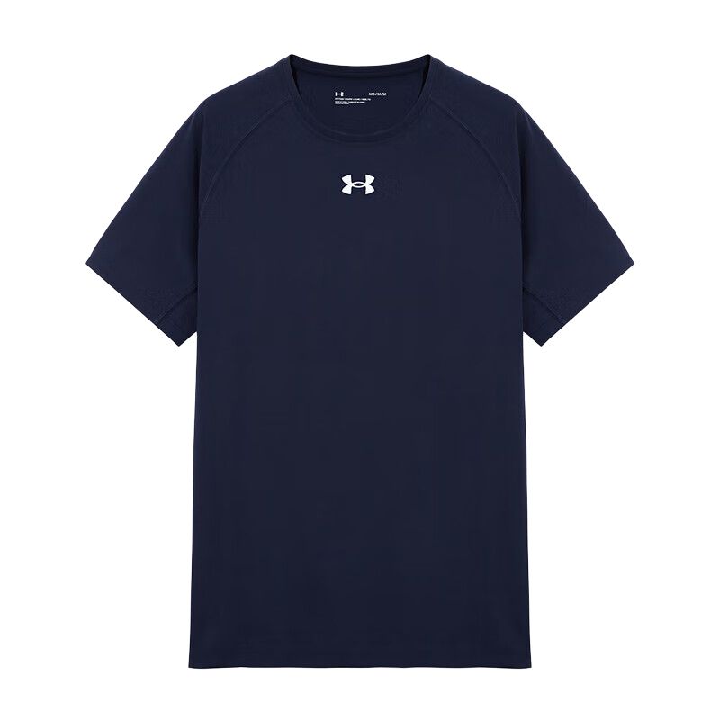 Under Armour Быстросохнущая Дышащая Повседневная Спортивная Футболка с Коротким Рукавом для Бега Мужские топы 24500501-409