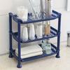 1pc 3-Tier Compact Multipurpose Shelf Display Rack - Space Saving Bathroom Countertop Organizer for Hotel