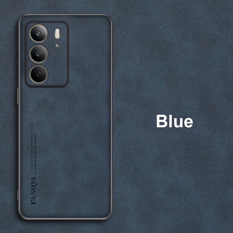 Для Realme C75 Чехол Роскошный Кожаный Чехол для Телефона Для Realme C75 RealmeC75 Задняя Крышка Матовый Силиконовый Ударопрочный Полная Защита