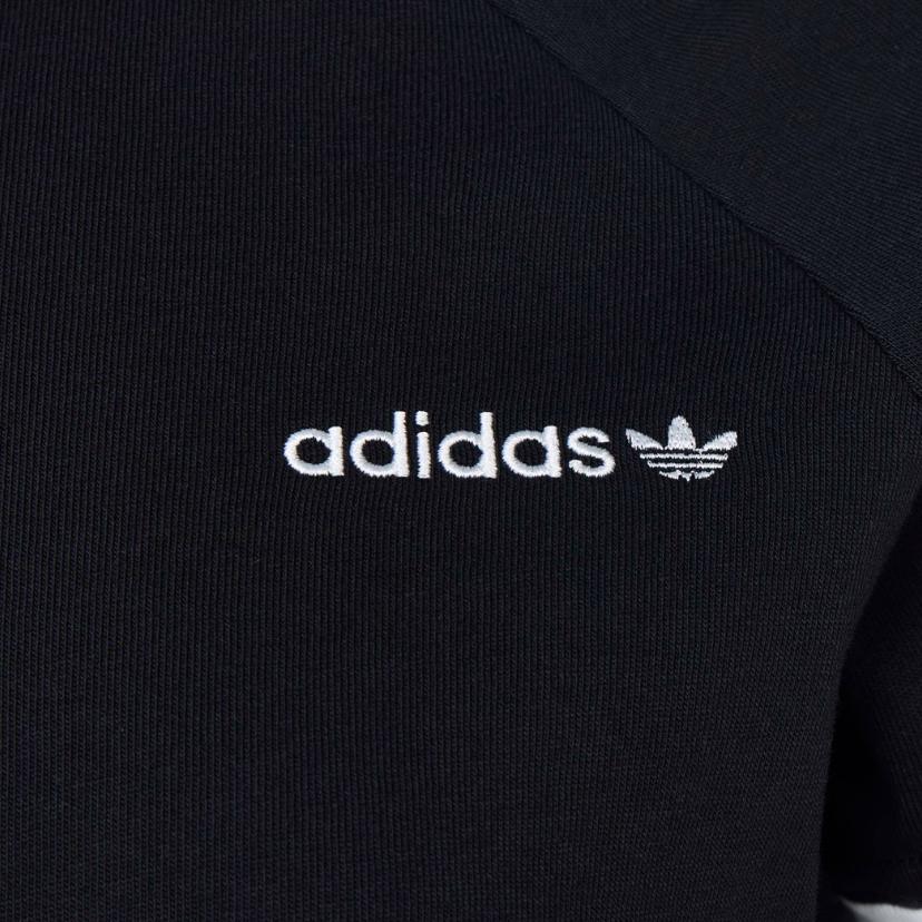 adidas Оригинальная спортивная вязаная футболка с коротким рукавом Женские топы KX7969