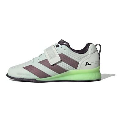 Кроссовки унисекс Adipower Weightlifting 3 Crystal Jade Green Spark серые Aurora-Metallic IF0530