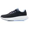 Li Ning Shadow Reflective Shock Absorption Low Top Running Shoes Women Sneakers Black ARHR128-3