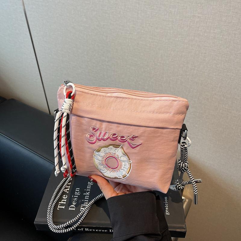 Fashion Casual Outside Handbags Women's Nylon Canvas Crossbody Bags Large Coin Money Change Mobile Phone Storage Shoulder Bags