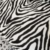 Ткань синель шириной 1,8 м с рисунком зебры, ткань синель, чехол для дивана, полотенце, черно-белый геометрический цветок