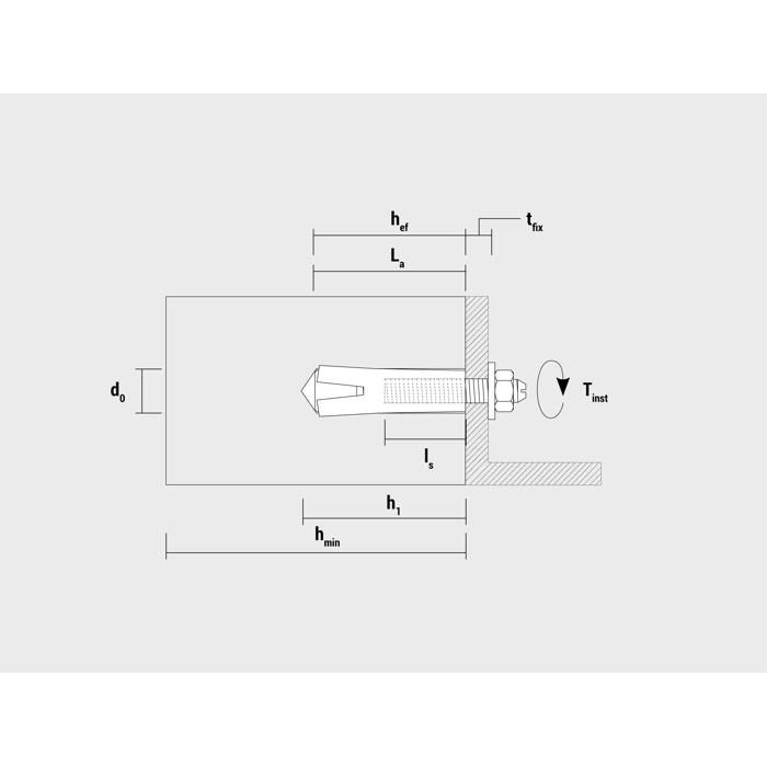 Taco hémbré conique expansor SA Plus - CELO - 910SAP - Ancrage métallique - 50 unités - 12x40 mm