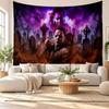 Halloween Michael Myers Wall Tapestry Home Decor Hanging Cloth Art Background Tapestry for Bedroom