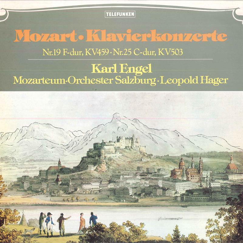 LP Record KARL ENGELLEOPOLD HAGERMOZARTEUM MozartKlavierkonzerte Nr.19 Fdur SLA6388 TELEFUNKEN 1978 Japan Obi Classical Used