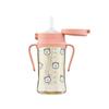 Archium Pattern Design Infant Straw Cup Archi Cup Infant Water Bottle Single Item, Pink Bear 260ml, 1 Piece, 260ml