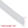 U-Shaped Rubber Edge Guard Strip Shower Door Sealing Tape Glass Protector Trim Edge Banding Tape