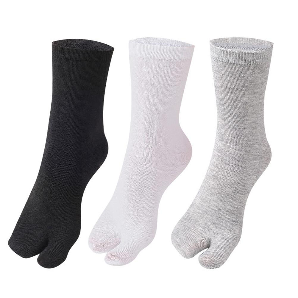 Unisex Flip Flop Sandal Sock Polyester Toe Separation Socks Elastic Split Toe Socks Washable Hallux Valgus Appliance Accessories