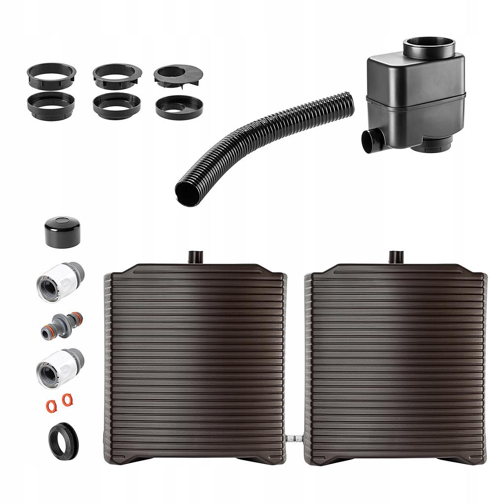 KADAX Zbiornik Na Deszczówkę Pojemnik Zestaw