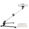 Adjustable Overhead Webcam Stand with Cellphone Holder Phone Mount Table Top Online Teaching for Live Streaming