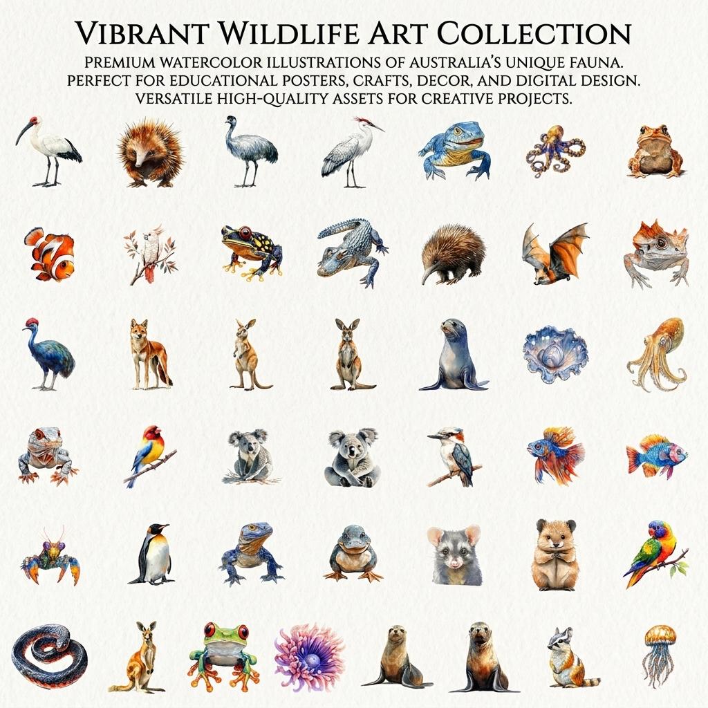 Waterproof Cartoon Animal Stickers 50Pcs PVC Material Graffiti Style For Cup Phone Decoration